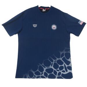 Arena Men’s Short Sleeve Navy Performance Tee